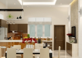 Thiết kế nhà bếp đẹp phong cách hiện đại