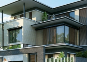 Thiết kế không gian kiến trúc bên ngoài ấn tượng