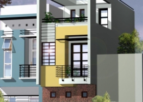 Mẩu nhà phố đẹp 215