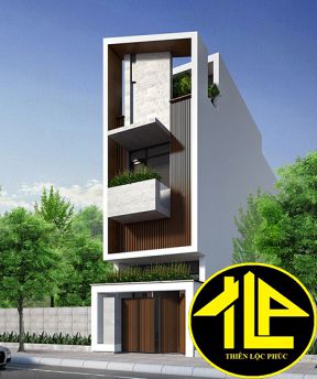 Không gian rộng thoáng với mẫu nhà phố 1 trệt 1 lửng 2 lầu 4x8m